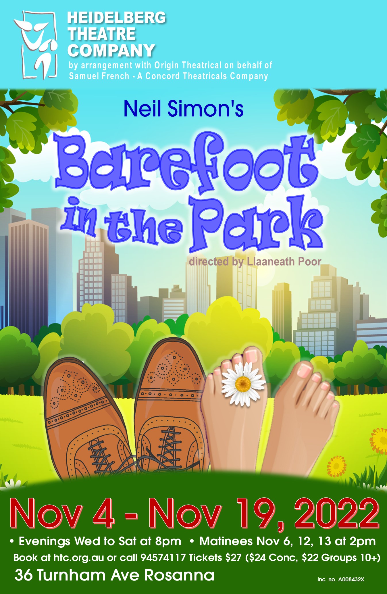 Barefoot in the park
